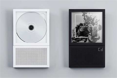 Minimalist wall-hanging CD Player visualizes your music in a unique way
