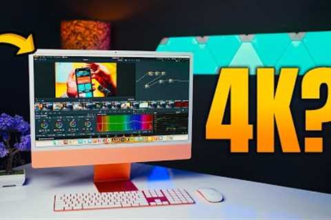 Is the iMac M3 Good for 4K Video Editing? Export Test 🤔🖥️