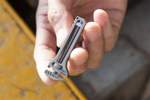 This tiny Titanium EDC Tool performs 5 crucial tasks and fits on a keychain