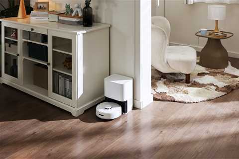 SwitchBot K10+ Mini Robot Vacuum cleans narrow, hard-to-reach places with ease