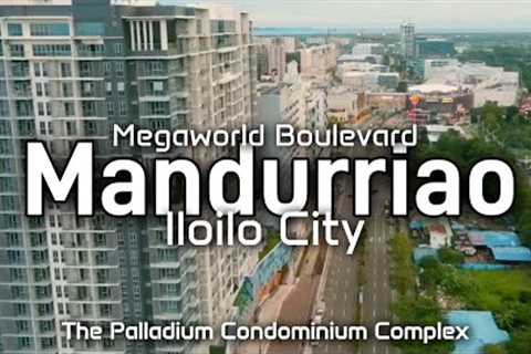 Aerial Footage Iloilo City Philippines Mandurriao