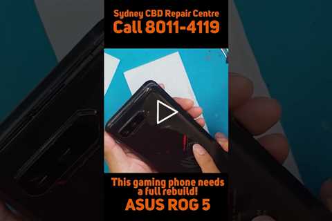 A new front display and back cover? WOW! [ASUS ROG 5] | Sydney CBD Repair Centre #shorts