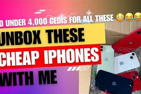 SHOCKING 😳😳😳! UNBOXING APPLE IPHONES (Very cheap Price)