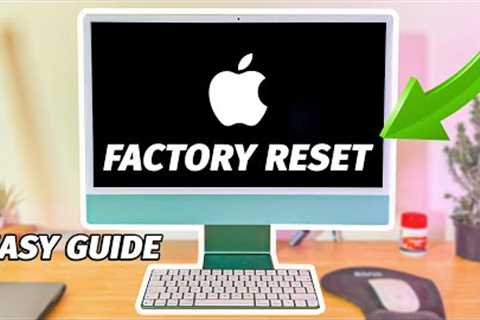 HOW TO FACTORY RESET AN APPLE IMAC IN 2024 | Easy Tutorial with Subtitles