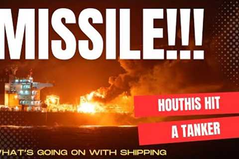 Houthi Attack Tanker Marlin Luanda | Ship on Fire & Abandoned | Indian, US and French Navy..
