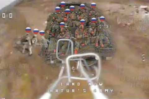 Ukrainian Drone FPV launch massive attack Cripple entire Russian troops