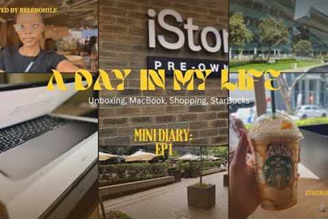 MINI DIARY Ep1: vlog, unboxing MacBook Air M1 (space gray) 2020+ setting it up
