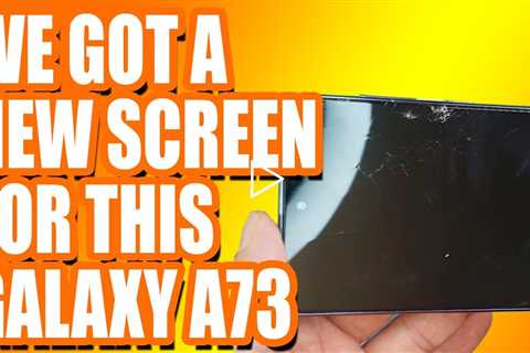 GLASS IS BADLY CRACKED! Samsung Galaxy A73 5G Screen Replacement | Sydney CBD Repair Centre