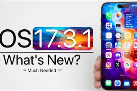 iOS 17.3.1 is Out! - What''s New?