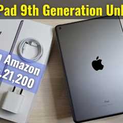 Apple iPad 9th Generation (64GB) Space Grey Unboxing | A13 Bionic Chip at Rs 21,200 | ASMR