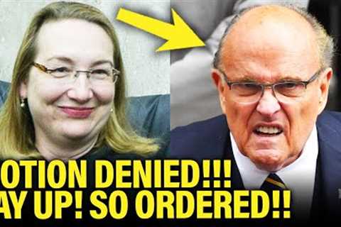 VISIBLY SCARED Rudy Giuliani Faces CRUSHING BLOW in Court, Could LOSE EVERYTHING