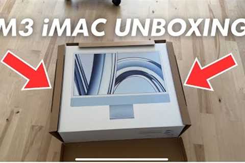 Apple iMac M3 Unboxing from Costco