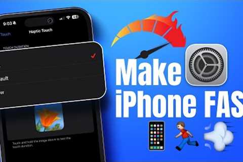 5 EASY Ways To Make iPhone Much FASTER!