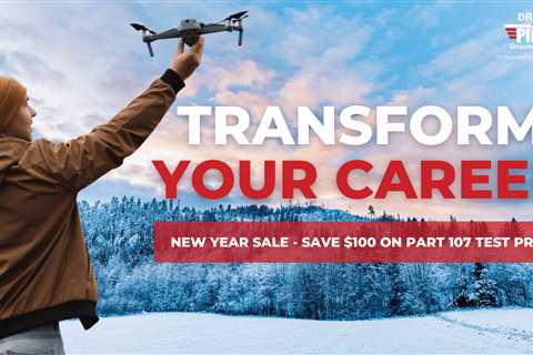 New Year Sale offers $100 off Drone Pilot Ground School Part 107 test prep