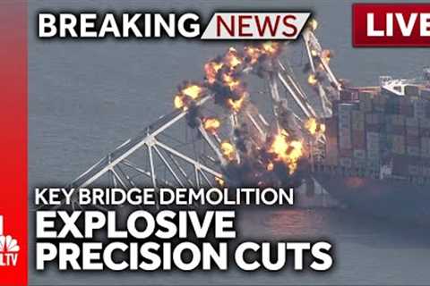 LIVE from SkyTeam 11: Explosive precision cuts to Key Bridge wreckage - wbaltv.com