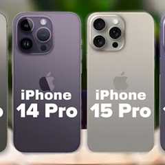 iPhone 13 Pro Vs iPhone 14 Pro Vs iPhone 15 Pro Vs iPhone 16 Pro