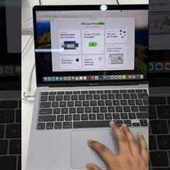 MacBook Air M1 🌊•Mac OS Squoia Full Review Coming Soon 👀 #macbook #macbookair #apple #tech #shorts