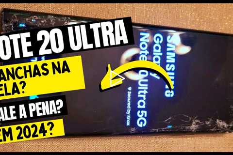 Meu Samsung Note 20 Ultra com mancha na tela? Como Resolver! Troca de Tela Samsung Note 20 Ultra