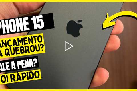 LANÇAMENTO IPHONE 15? Caiu e já quebrou a tela frontal! Conserto de Tela iPhone 15