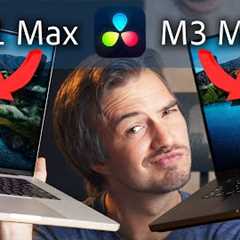 Video Editing Tests in DAVINCI RESOLVE | MacBook Pro 16 inch M1 Max VS M3 Max