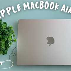 MacBook Air M2 Unboxing 📦 | Apple Macbook Air M2 13 inch Unboxing 2024 - Starlight 💻✨