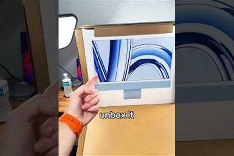 Unboxing the New iMac M3