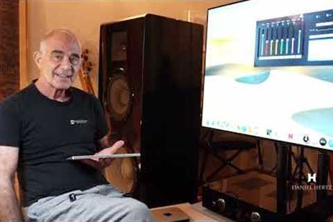 Mark Levinson''''s personal multimedia system. Daniel Hertz M1, Mac Mini and TV.