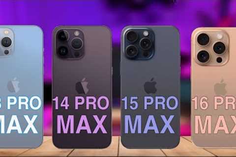 iPhone 16 Pro Max Vs iPhone 15 Pro Max Vs iPhone 14 Pro Max Vs 13 Pro | Evolution of Apple Series