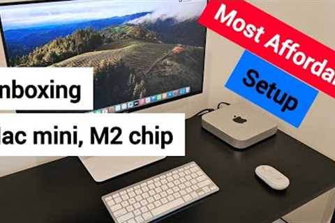 Unboxing 2024 Apple Mac mini with M2 chip, Most affordable setup for Mac mini | Dell 2425 HS Monitor