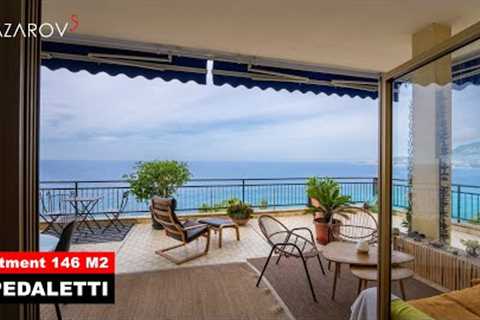 🌿 Apartment in Ospedaletti with sea view