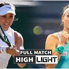 Marie Bouzkova vs Paula Badosa Full Match Highlights - WTA Washington 2024