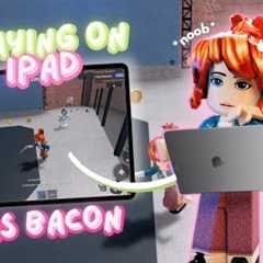 Playing MM2 on iPad for the FIRST TIME— AS A BACON