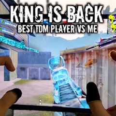 KING IS BACK ☆ BEST AR PLAYER CHALLENGED ME | IPAD PRO 120 FPS 4-FINGERS CLAW HANDCAM