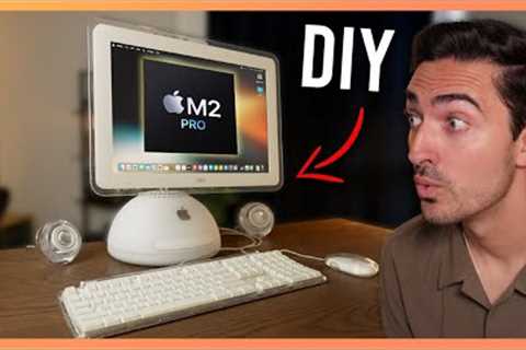 INSANELY cool DIY vintage iMac restomod!