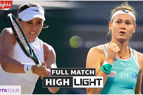 Marie Bouzkova vs Paula Badosa Full Match Highlights - WTA Washington 2024