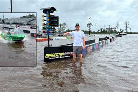 Hurricane Debby Flooded Our Racetrack Badly, Track Entrance Destroyed