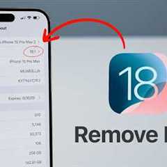 How To REMOVE the Beta and Get Ready for iOS 18!!