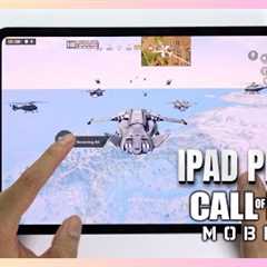 iPad Pro M4 Call of Duty Mobile Gaming test CODM | Apple M4, 120Hz Display