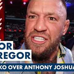 Conor McGregor RAGES at Anthony Joshua Retirement Calls After Daniel Dubois Loss