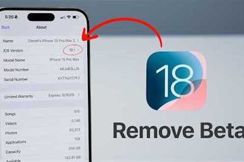 How To REMOVE the Beta and Get Ready for iOS 18!!