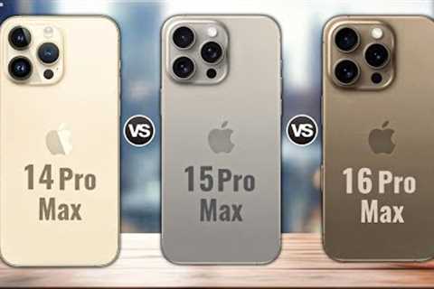 iPhone 14 Pro Max vs iPhone 15 Pro Max vs iPhone 16 Pro Max || Comparison