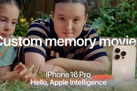 Apple Intelligence | Custom memory movies | iPhone 16 Pro