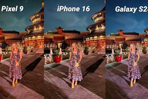 Apple iPhone 16 vs Pixel 9 vs Galaxy S24 Camera Test Comparison