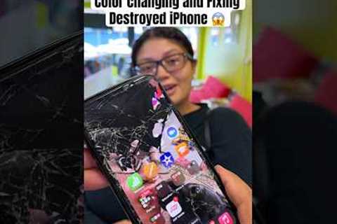 Her Boyfriend Got Mad at Her and Slammed it 😱 #shorts #apple #iphone