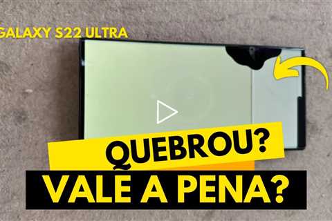 Como Resolver o Problema do Celular com Tela Quebrada! Troca de Tela Samsung S22 Ultra