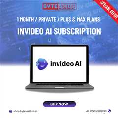 Affordable Invideo Ai Subscription Plans Plus Max For 1 Month