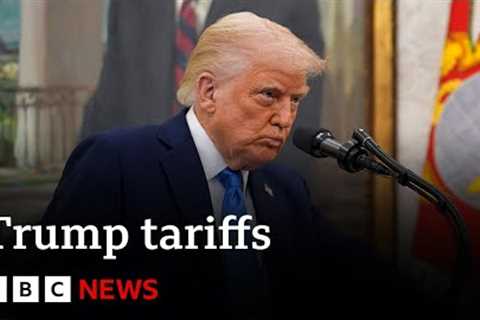 Donald Trump set to announce sweeping global tariffs on US ''Liberation Day'' | BBC News