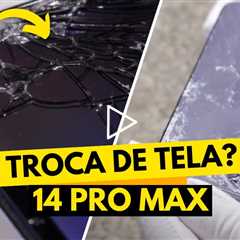 Foi Um Pesadelo! Tela do iPhone 14 Pro Max em Mil Pedaços 😫 Veja Como Salvei o Celular