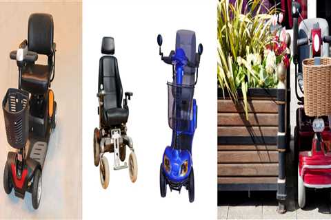 Folding Electric Mobility Scooter Four-Wheel