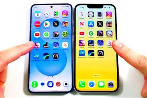 Galaxy S25 vs iPhone 13 Speed Test